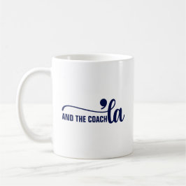 Comma la & Coach | Kamala Harris Coach Blue Kaffeetasse