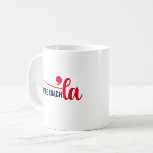 Comma la & Coach | Kamala Harris Coach Kaffeetasse (Vorderseite Links)