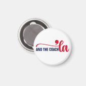 Comma la & Coach | Kamala Harris Coach Magnet (Vorderseite/Rückseite)