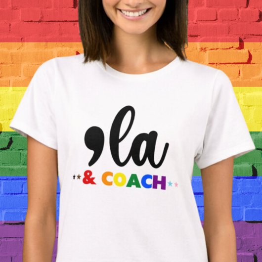 Comma la & Coach Kamala Harris Progressiver Preis T-Shirt