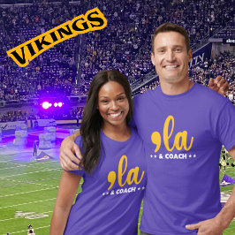 Comma la & Coach-Kamala Harris Vikings inspiriert T-Shirt