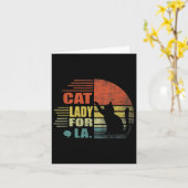 Comma La Funny Cat Karte (Gelbe Blume)