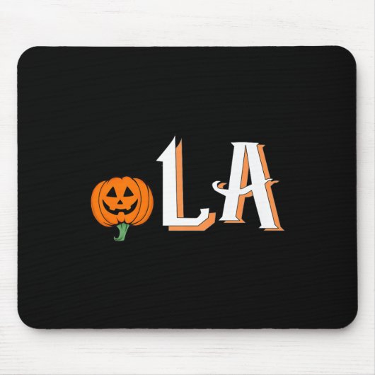 Comma La Funny Kamala Harris 2024 Halloween Pumpki Mousepad (Vorne)