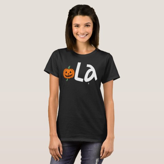 Comma La Funny Kamala Harris Halloween Pumpkin T-Shirt (Vorne ganz)