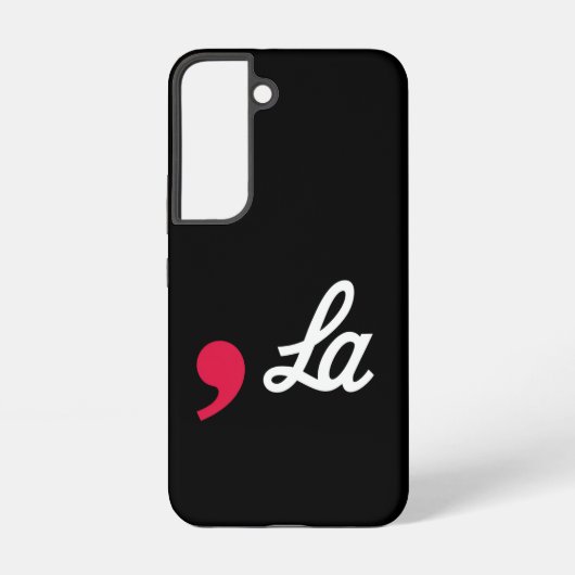 Comma La Funny Punctuation Kamala Harris Samsung Galaxy Hülle (Rückseite)