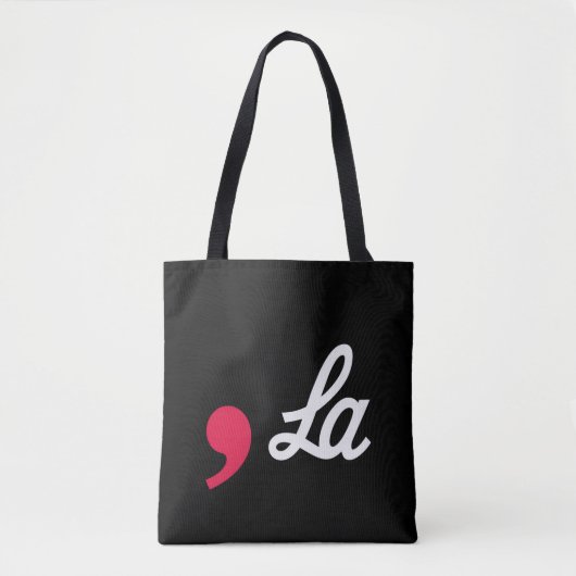 Comma La Funny Punctuation Kamala Harris Tasche (Vorderseite)