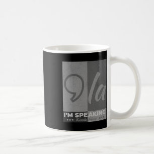 Comma La Funny Zitat Kamala Harris 2024 Kaffeetasse