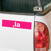 Comma La kamala Aussprache lustig heiß rosa Autoaufkleber (Auf Lkw)