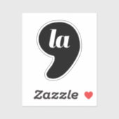 Comma La - Kamala Black Aufkleber (Blatt)