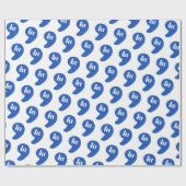 Comma La - Kamala Blue Geschenkpapier (Flach)