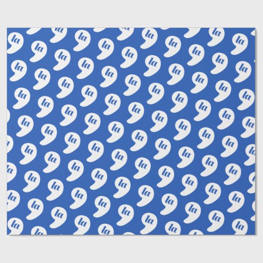 Comma La - Kamala Blue Geschenkpapier (Flach)