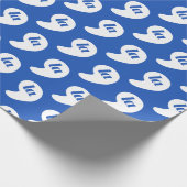 Comma La - Kamala Blue Geschenkpapier (Ecke)
