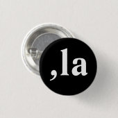 Comma La / Kamala für VP Rebus Button (Vorne & Hinten)