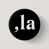 Comma La / Kamala für VP Rebus Button (Vorderseite)