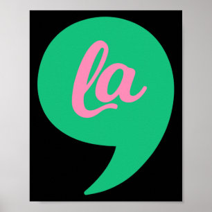 Comma La Kamala Harris 2022 Wahlkosten Poster