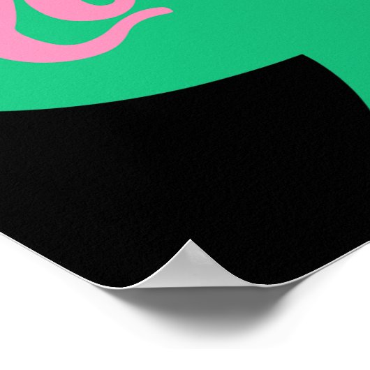 Comma La Kamala Harris 2022 Wahlkosten Poster (Ecke)