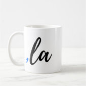 Comma La - Kamala Harris 2024 Frau Präsidentin Abs Kaffeetasse (Links)