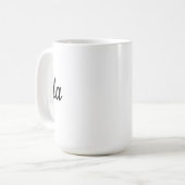 Comma La Kamala Harris 2024 Kaffeetasse (Vorderseite Links)