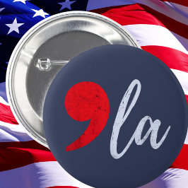 Comma La Kamala Harris 2024 Präsident Funny Button