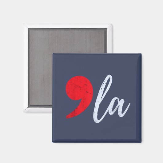 Comma La Kamala Harris 2024 Präsident Funny Magnet (Vorderseite/Rückseite)