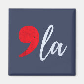 Comma La Kamala Harris 2024 Präsident Funny Magnet (Vorne)