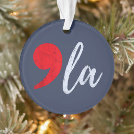 Comma La Kamala Harris 2024 Präsident Funny Ornament