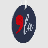 Comma La Kamala Harris 2024 Präsident Funny Ornament (Vorderseite)