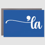 Comma La | Kamala Harris Blue Auto Magnet<br><div class="desc">Unterstützung Kamala Harris Funny Comma La Kamala Harris Satzzeichen La Election Vote</div>