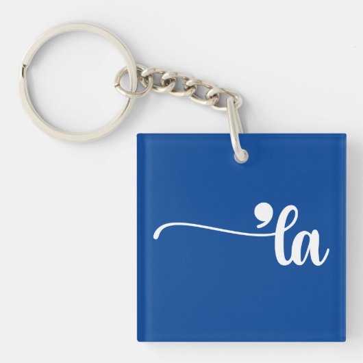 Comma La | Kamala Harris Blue Schlüsselanhänger (Vorderseite)