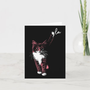 Comma La Kamala Harris Cat Kitten Niedlich Adorabl Karte