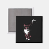 Comma La Kamala Harris Cat Kitten Niedlich Adorabl Magnet (Vorderseite/Rückseite)