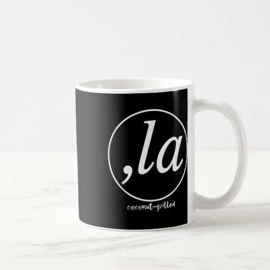 Comma La Kamala Harris Coconut Gewittertes Zitat Kaffeetasse (Rechts)