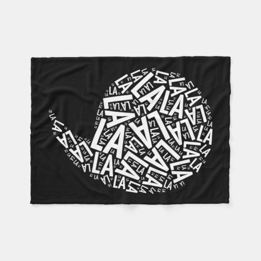 Comma La - Kamala Harris Fleecedecke (Vorderseite (Horizontal))