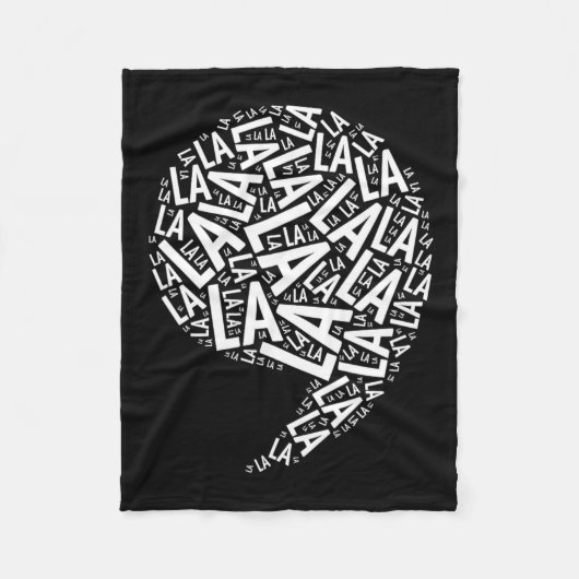 Comma La - Kamala Harris Fleecedecke (Vorderseite)