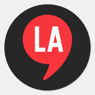 Comma La Kamala Harris For President Campaign Vote Runder Aufkleber