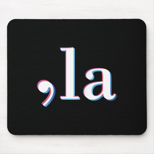 Comma La Kamala Harris Funny 1 Mousepad (Vorne)