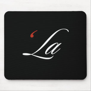 Comma La Kamala Harris Funny Punctuation La Electi Mousepad