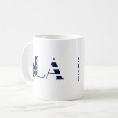 Comma La Kamala Harris für den Präsidenten 2024 Kaffeetasse (Vorderseite Links)