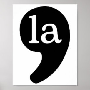 Comma La Kamala Harris für den Präsidenten 2024 Poster