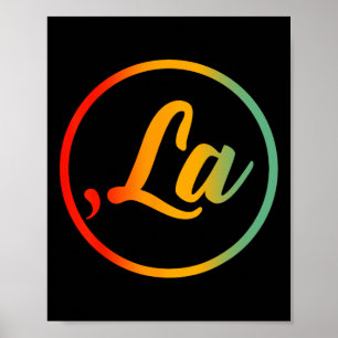 Comma La Kamala Harris für den Präsidenten 2024 Poster