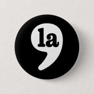 Comma La Kamala Harris für die Präsidentschaftswah Button