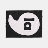 Comma La Kamala Harris für die Präsidentschaftswah Fleecedecke (Vorderseite (Horizontal))