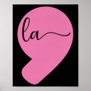 Comma La Kamala Harris für die Präsidentschaftswah Poster