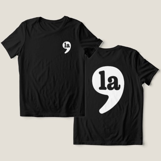 Comma La Kamala Harris für die Präsidentschaftswah Tri-Blend Shirt (Design Vorderseite & Rückseite)