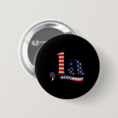 Comma La Kamala Harris für Präsident 2024 Funny Ka Button (Vorne & Hinten)