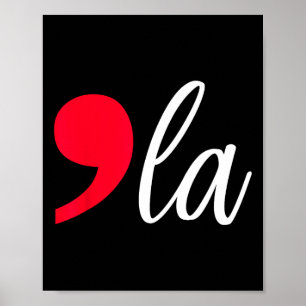 Comma La Kamala Harris für Präsidentin 2024 Frauen Poster