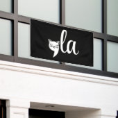 Comma La Kamala Harris - Katzenmutter für Kamala Banner (Äußeres Gebäude)