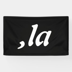 Comma La Kamala Harris - maßgeschneidertes Textdes Banner