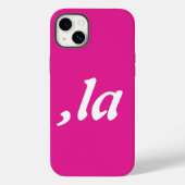 Comma La Kamala Harris - maßgeschneidertes Textdes Case-Mate iPhone Hülle (Rückseite)