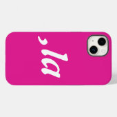 Comma La Kamala Harris - maßgeschneidertes Textdes Case-Mate iPhone Hülle (Rückseite (Horizontal))